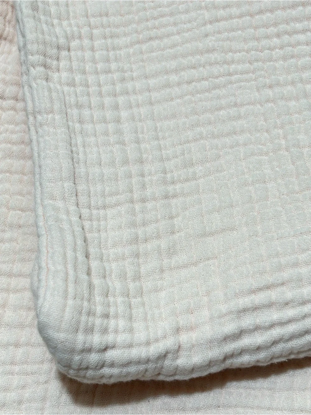 Quince Organic Cotton Airy Gauze Sham Set of 2 Light Pink King
